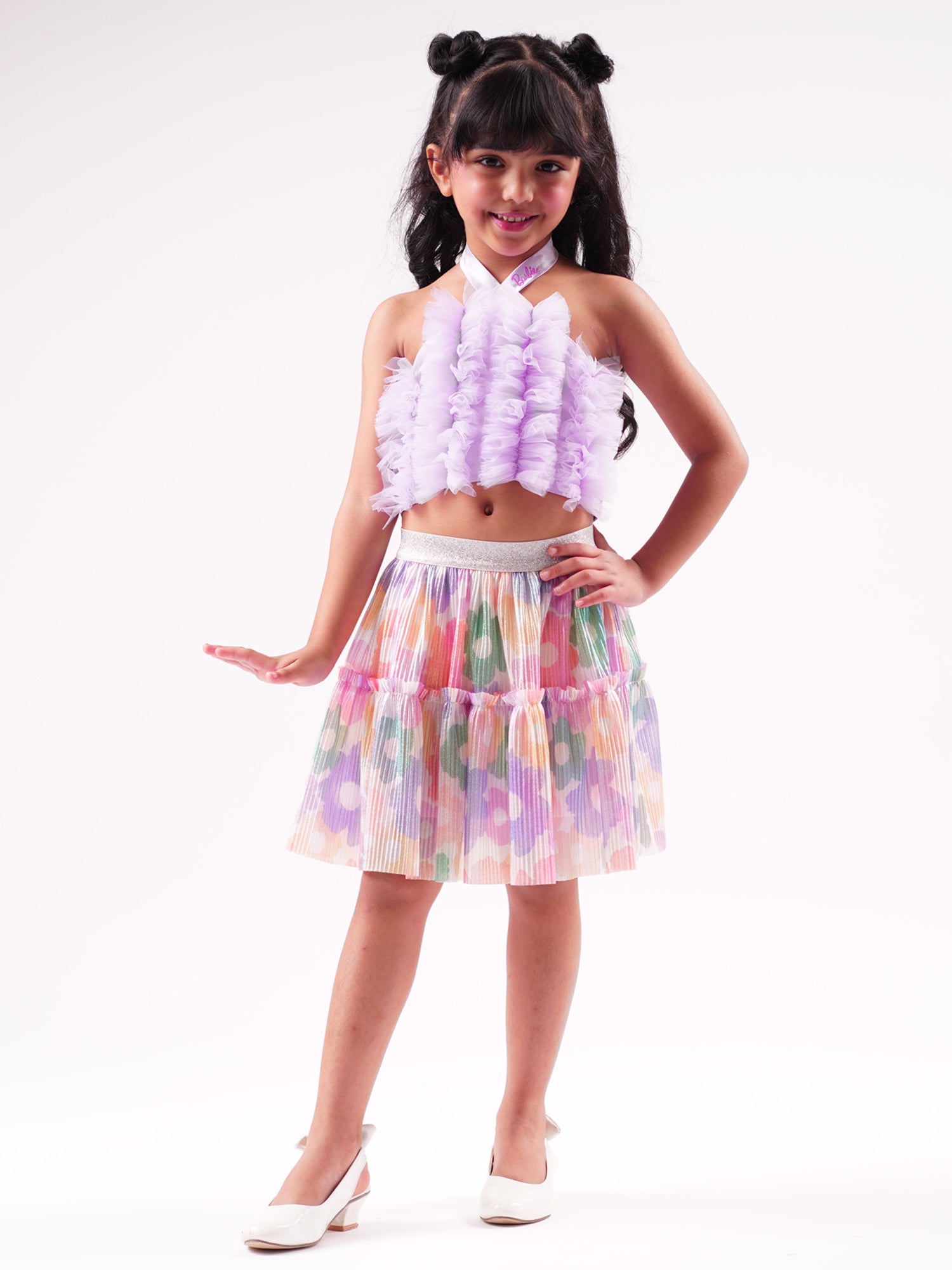 Lavender Barbie Shimmer Ballerina Girls Co-ordinate set for Young Girls