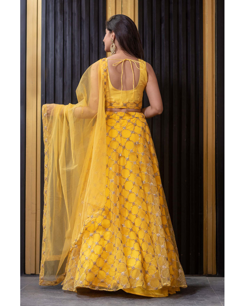 Yellow Lehenga Choli