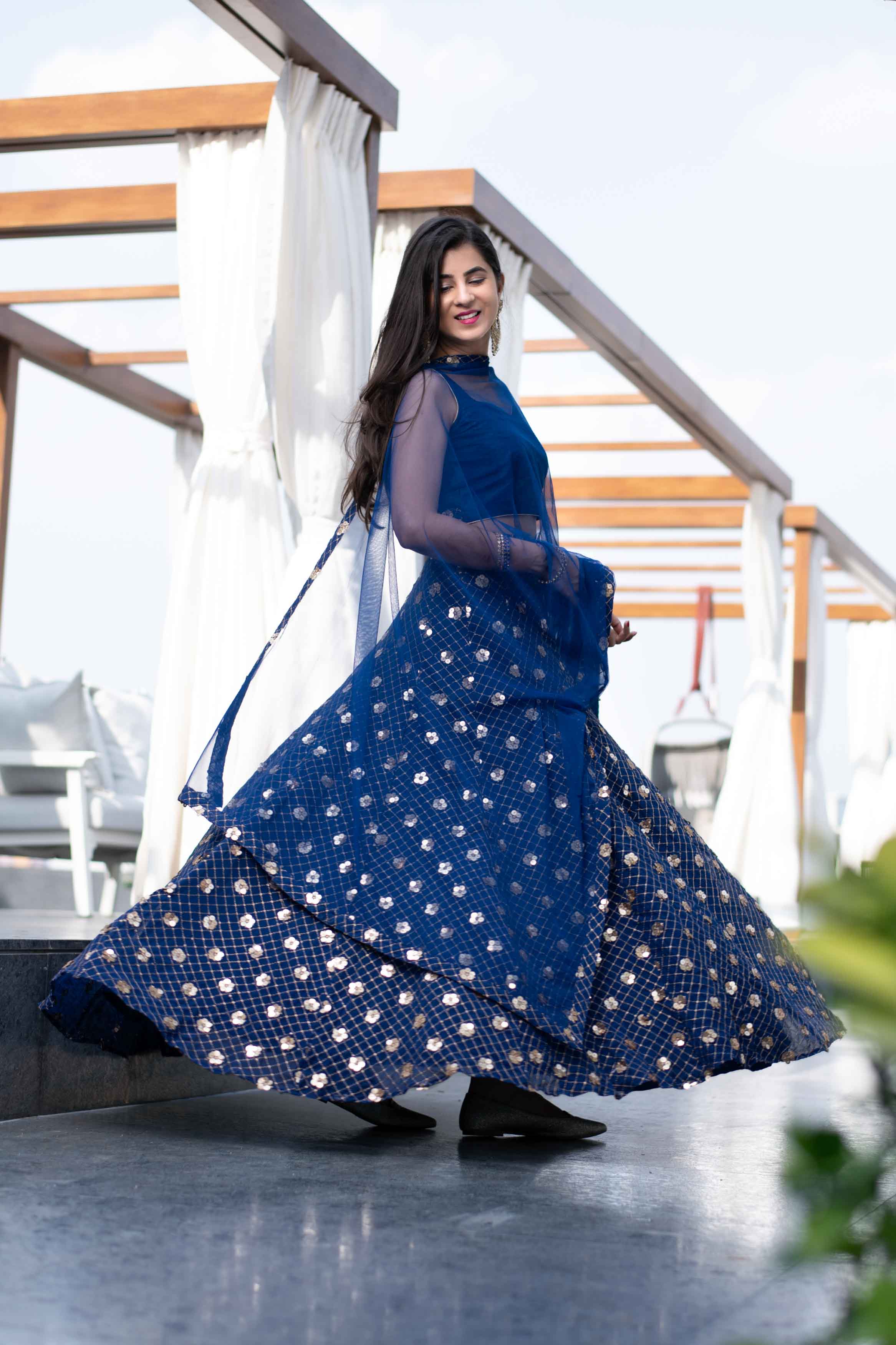 Blue Lehenga