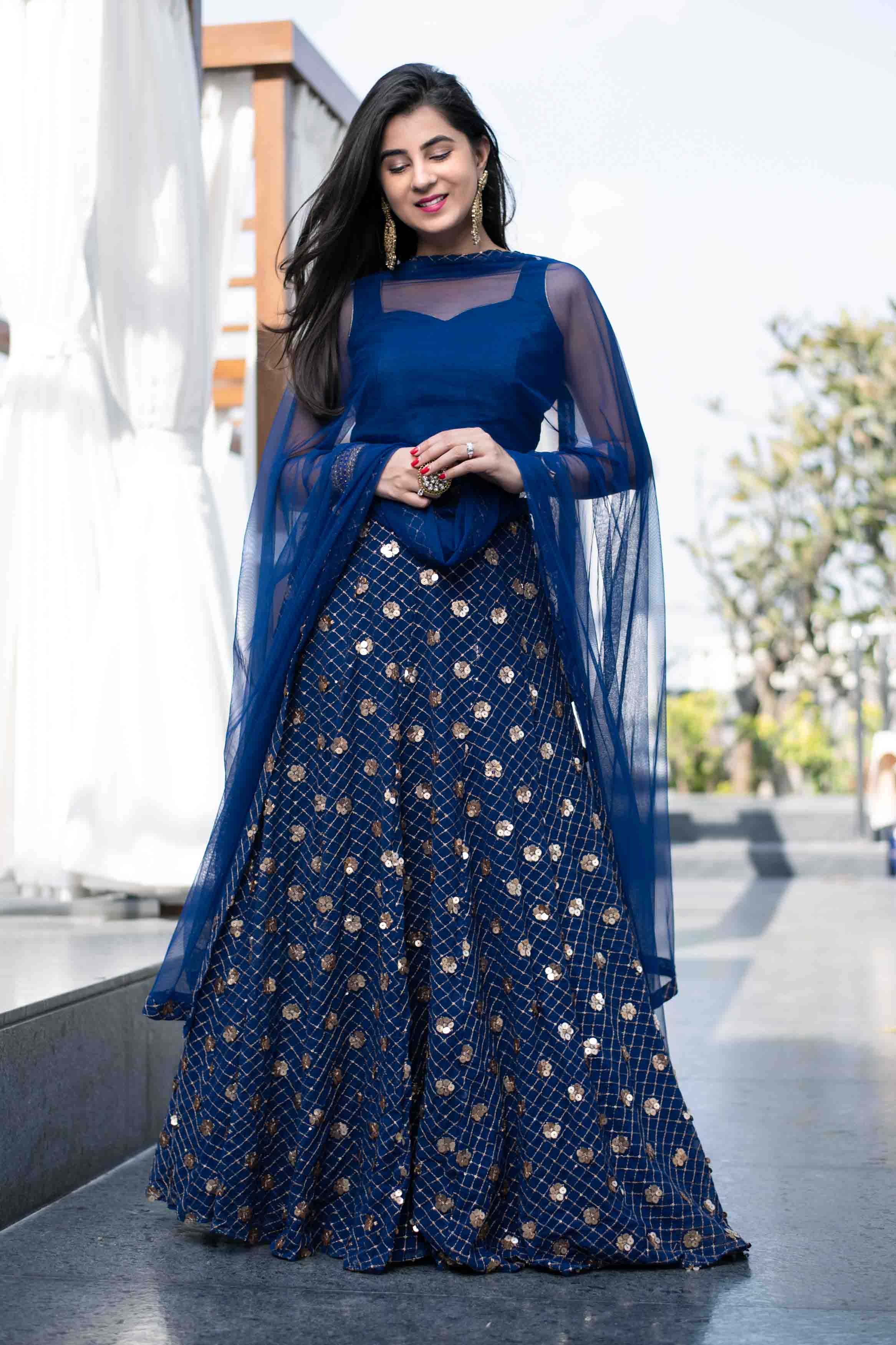 Blue Lehenga