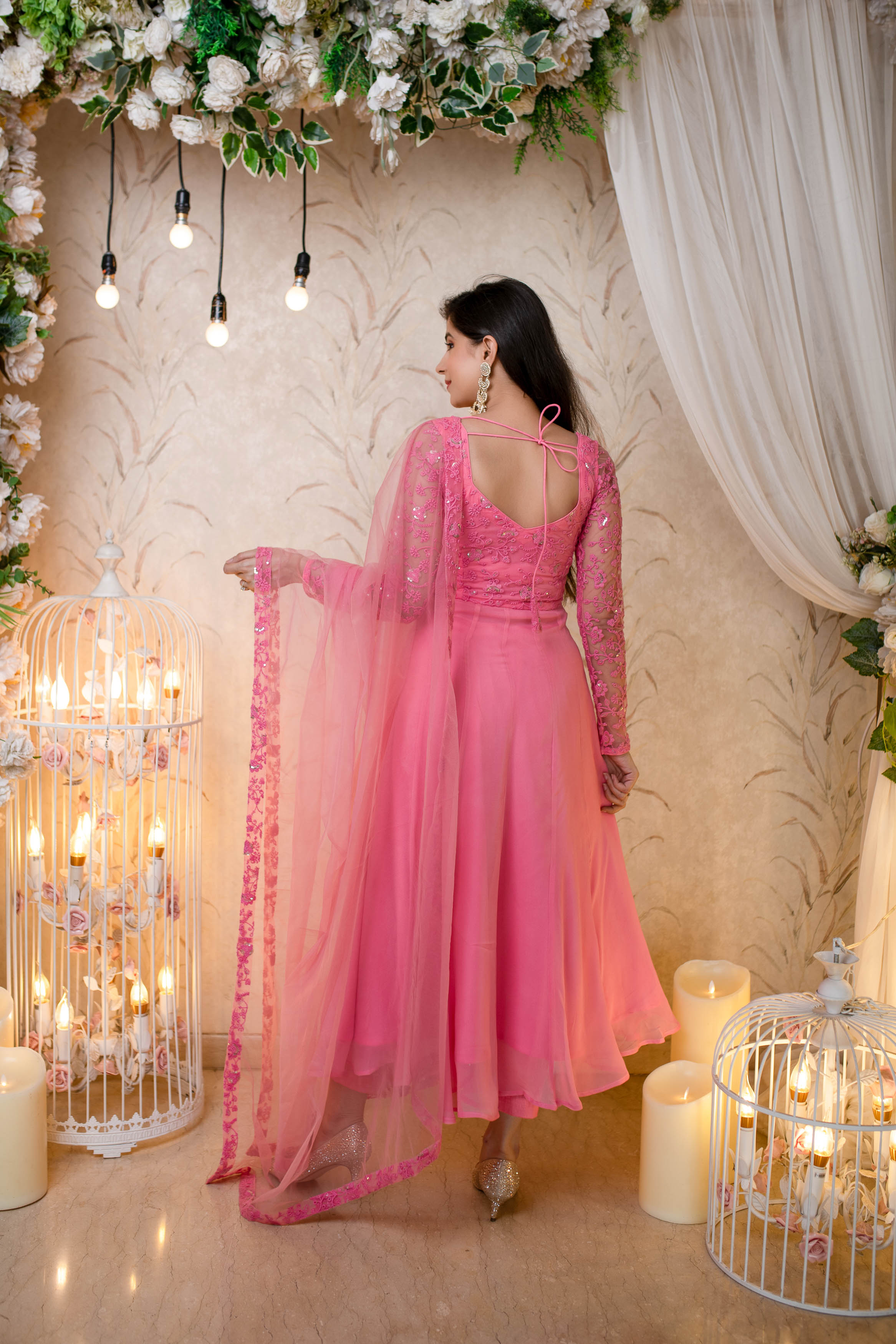 Baby Pink Anarkali