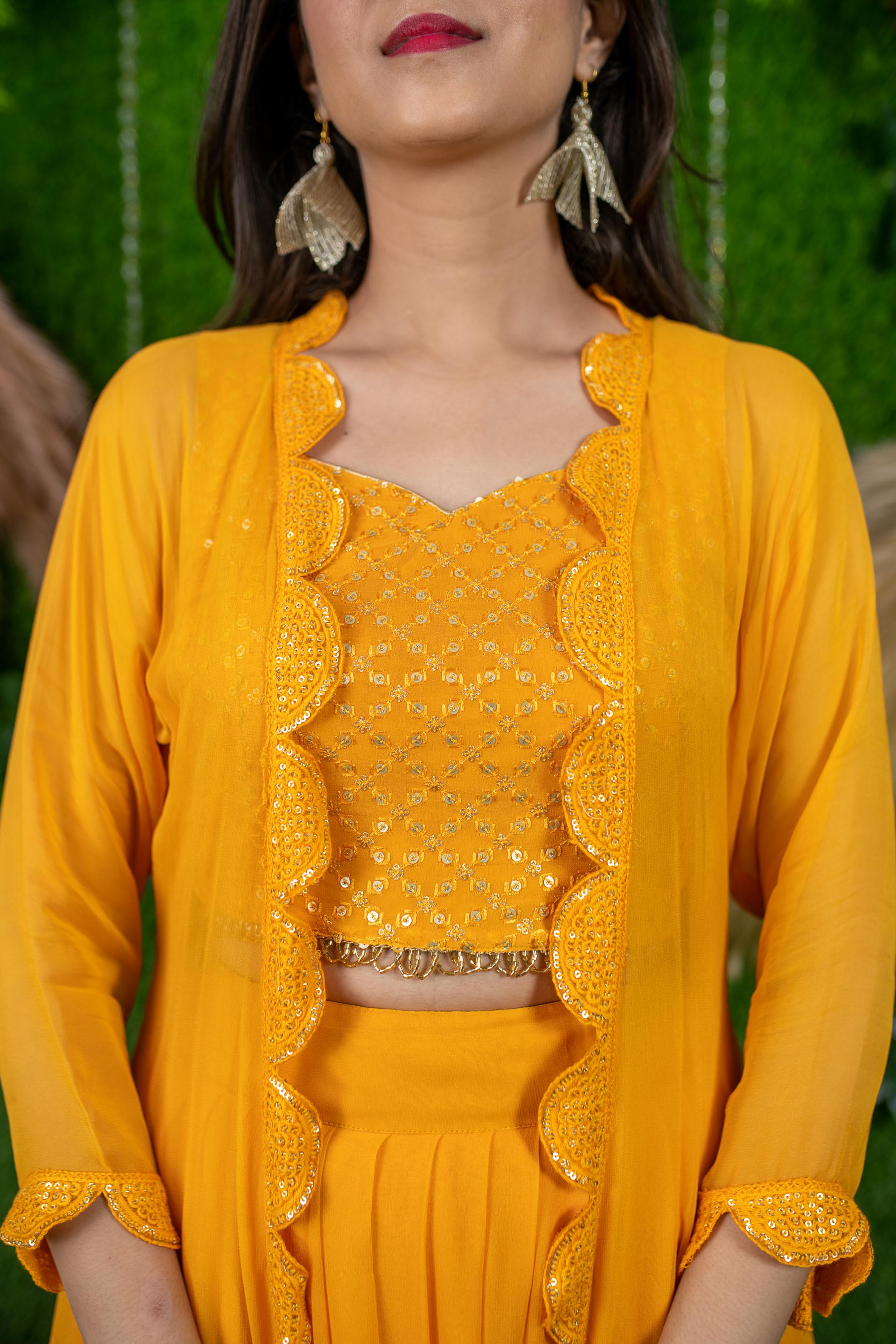 Daffodil Yellow Lehenga