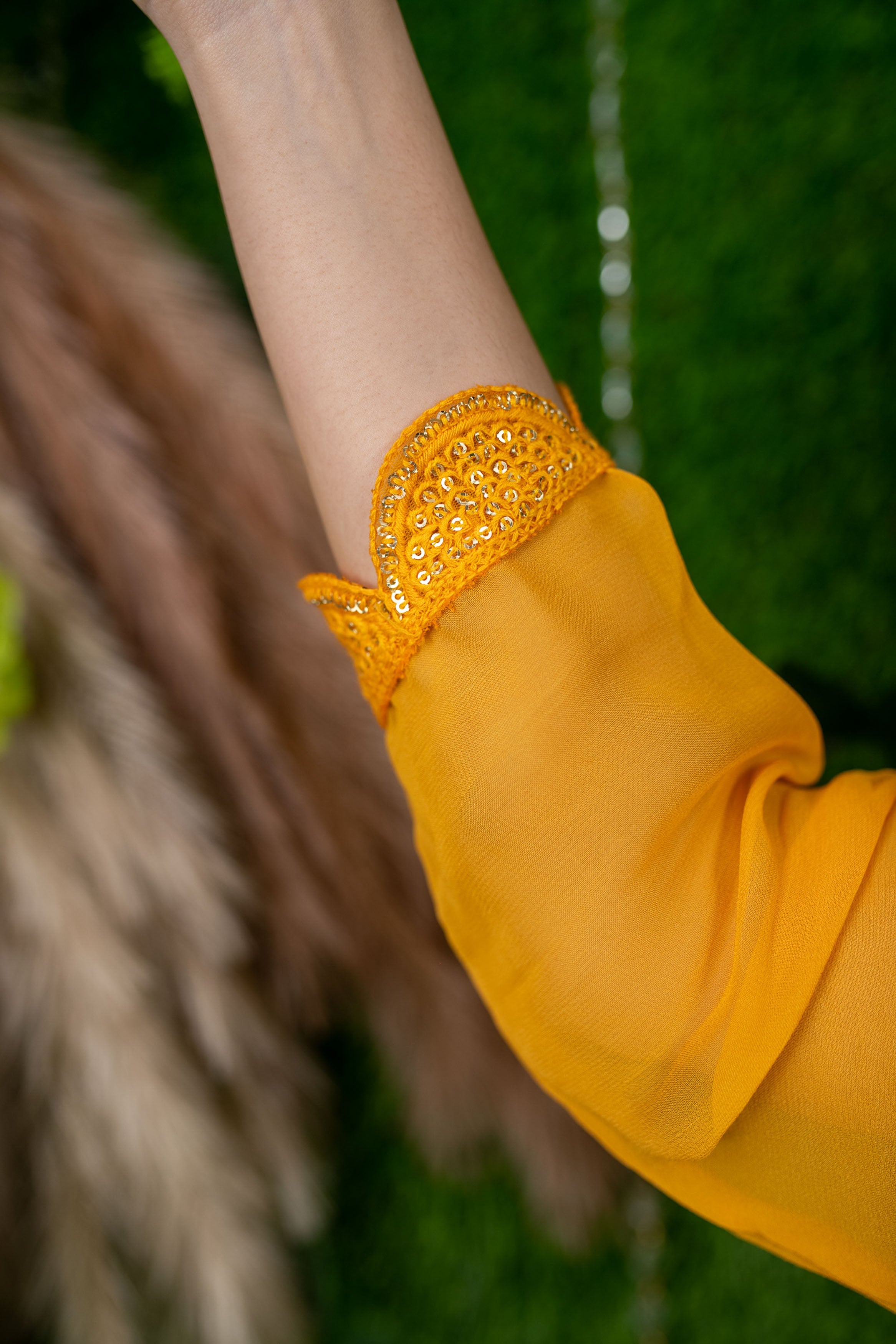 Daffodil Yellow Lehenga