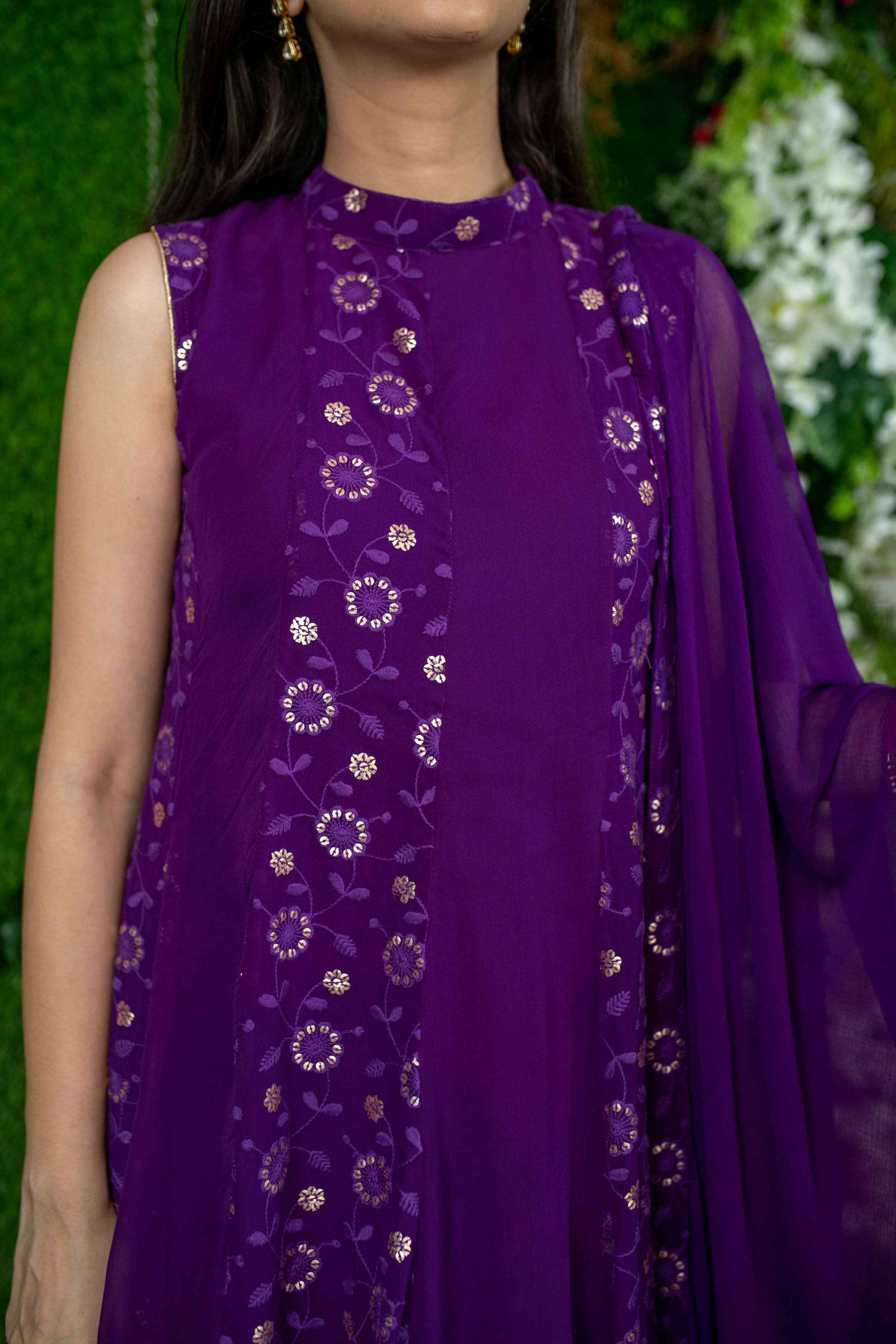 Purple Alternate Anarkali