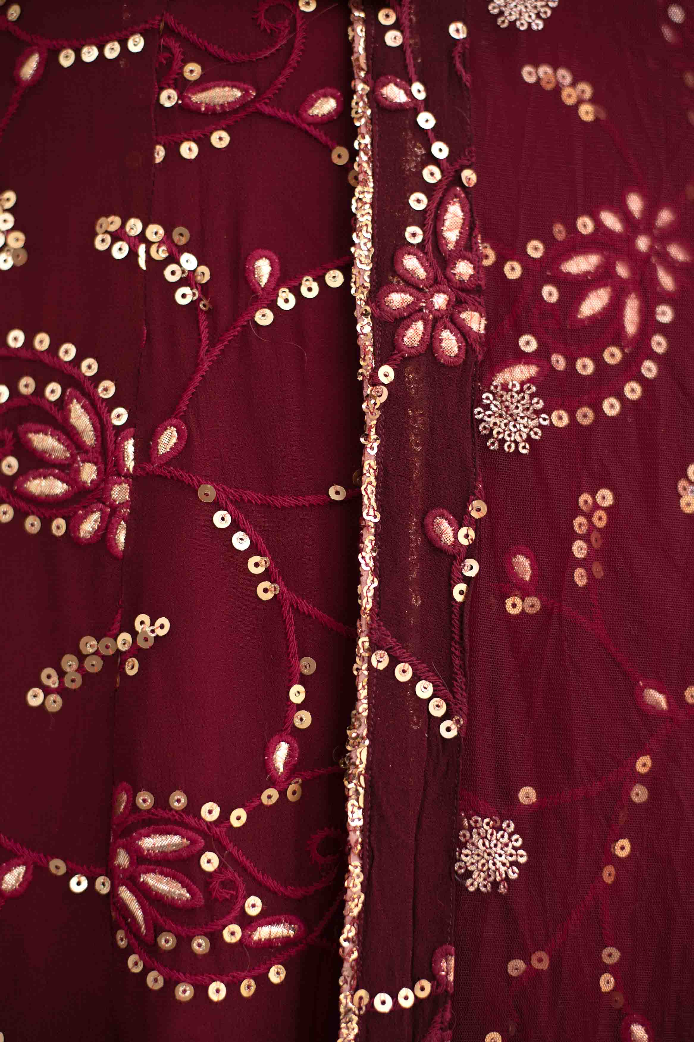 Maroon Lehenga