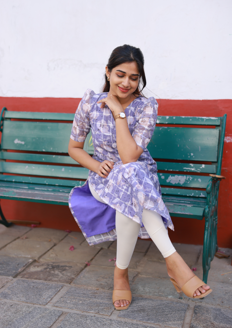 Lavender Love Kurti