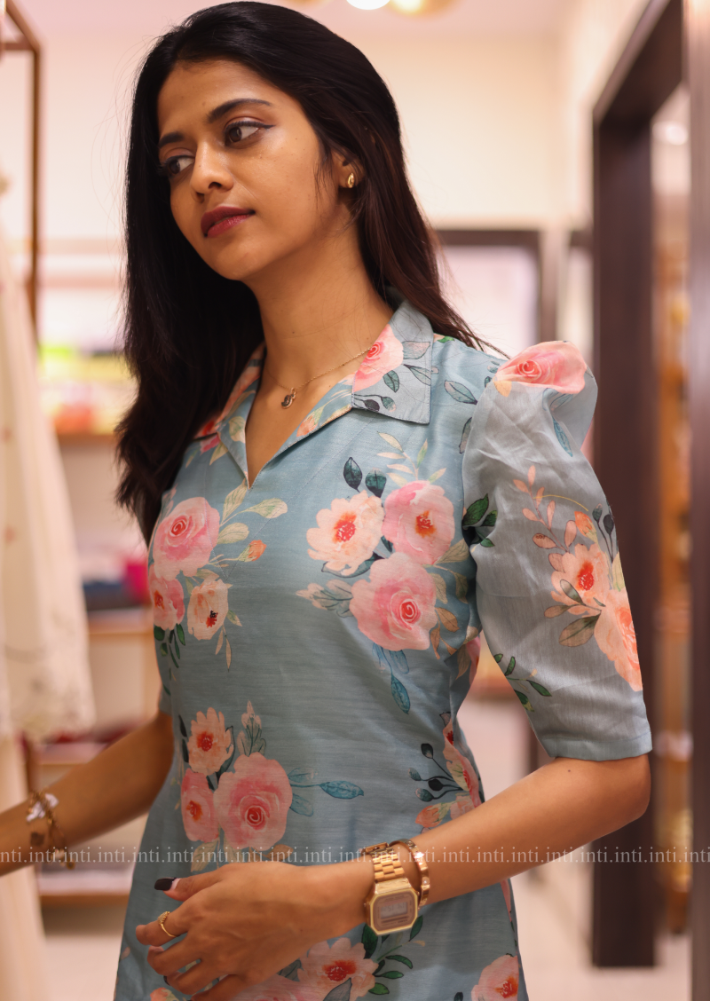 Aqua Mirage Kurti