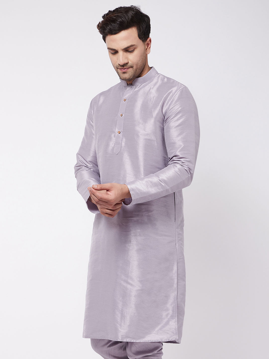 Men's LavAnder Silk Blend Kurta