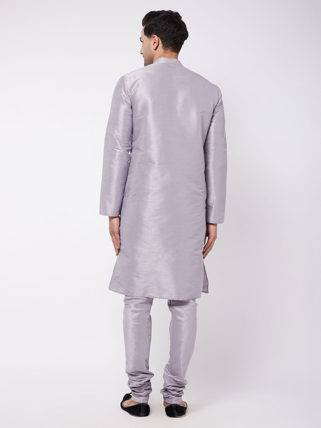 Men's LavAnder Silk Blend Kurta Pyjama Set