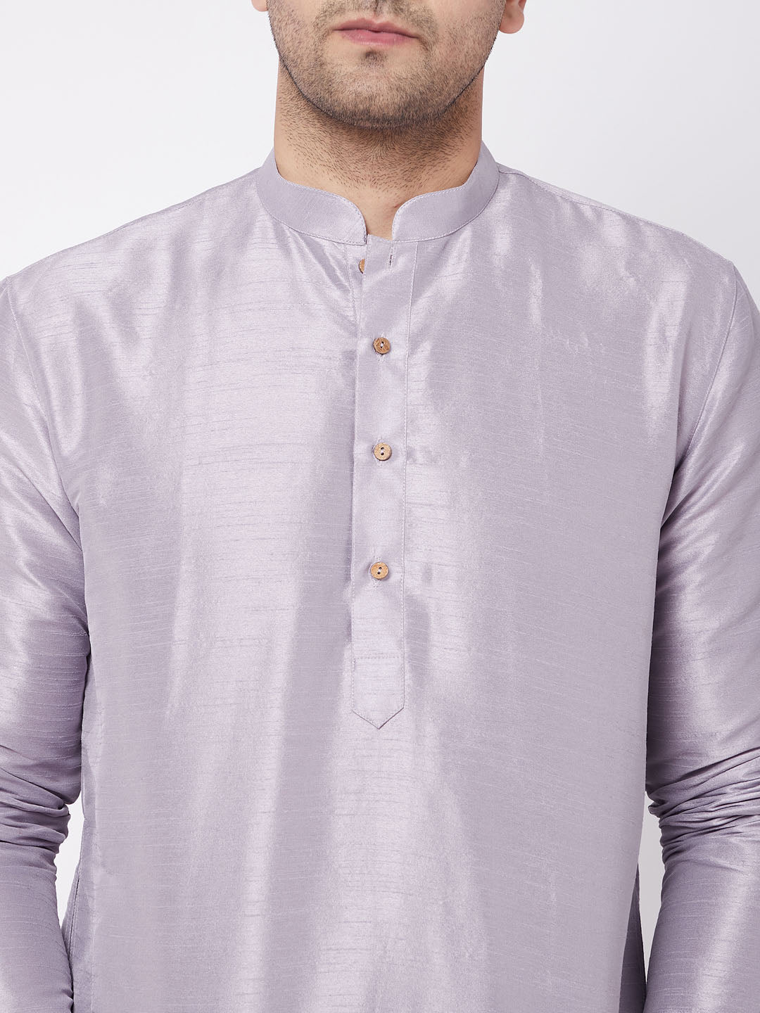 Men's LavAnder Silk Blend Kurta Pyjama Set