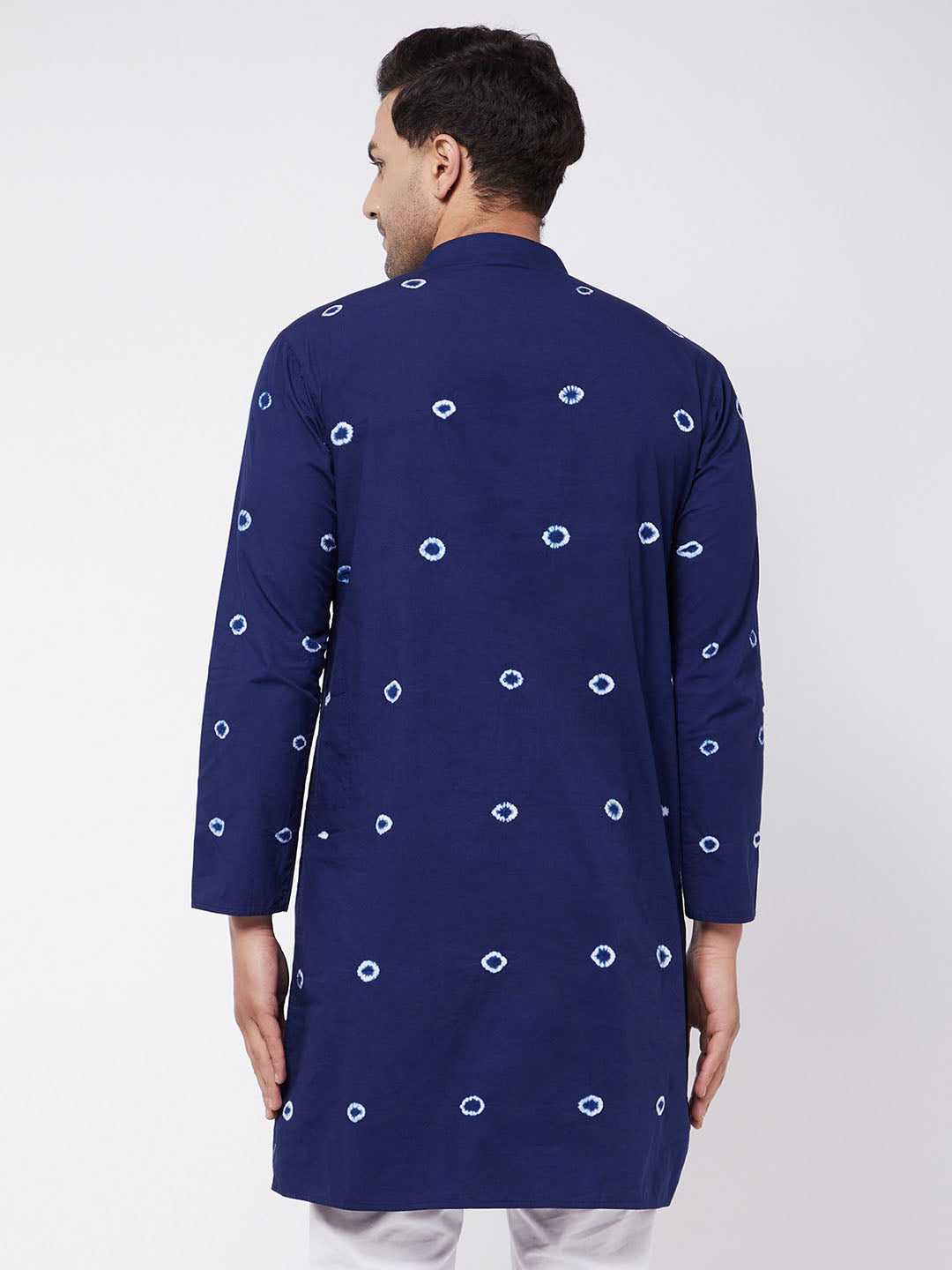 Men's Blue Pure Cotton Kurta