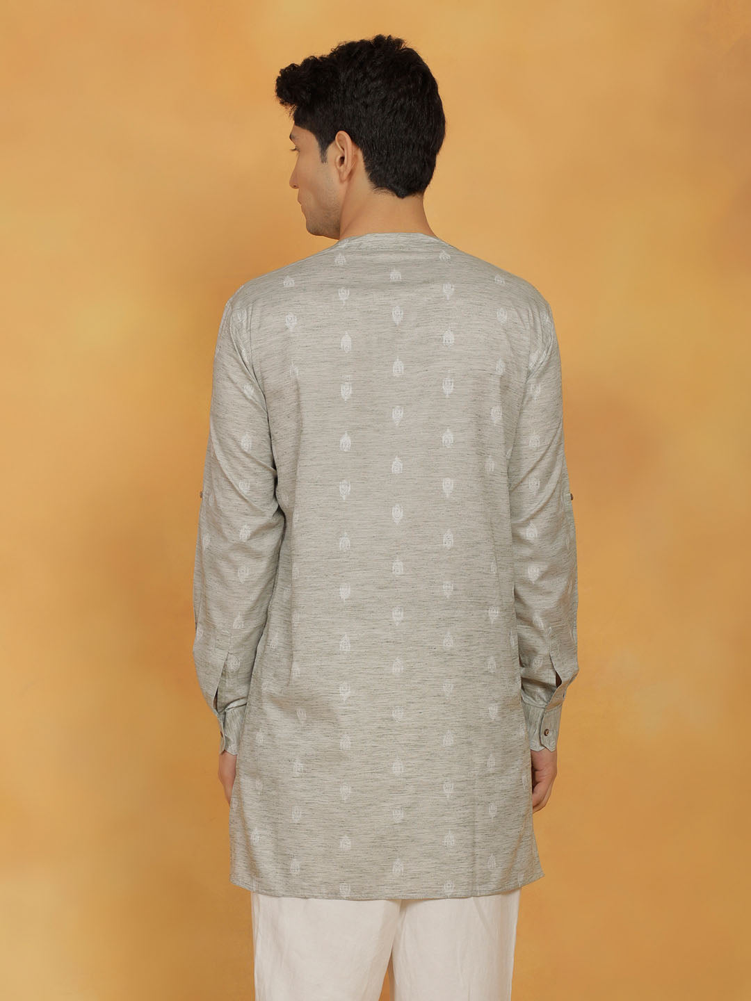 Men's Green Cotton Kurta