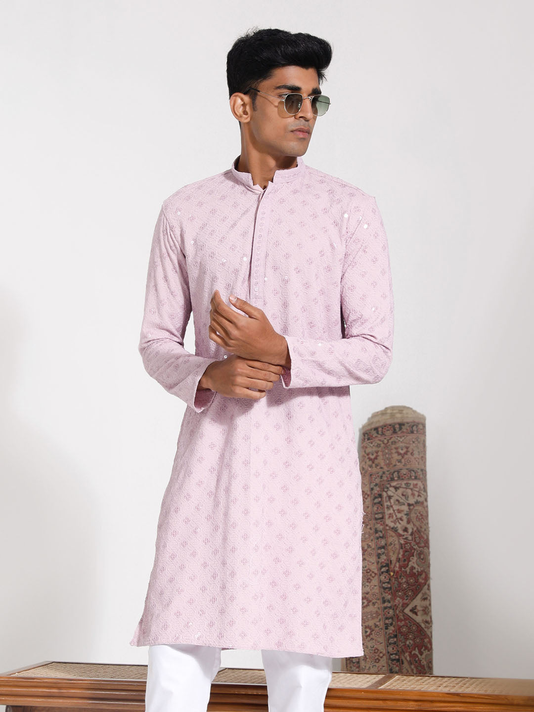 Men's Onion Rayon Kurta