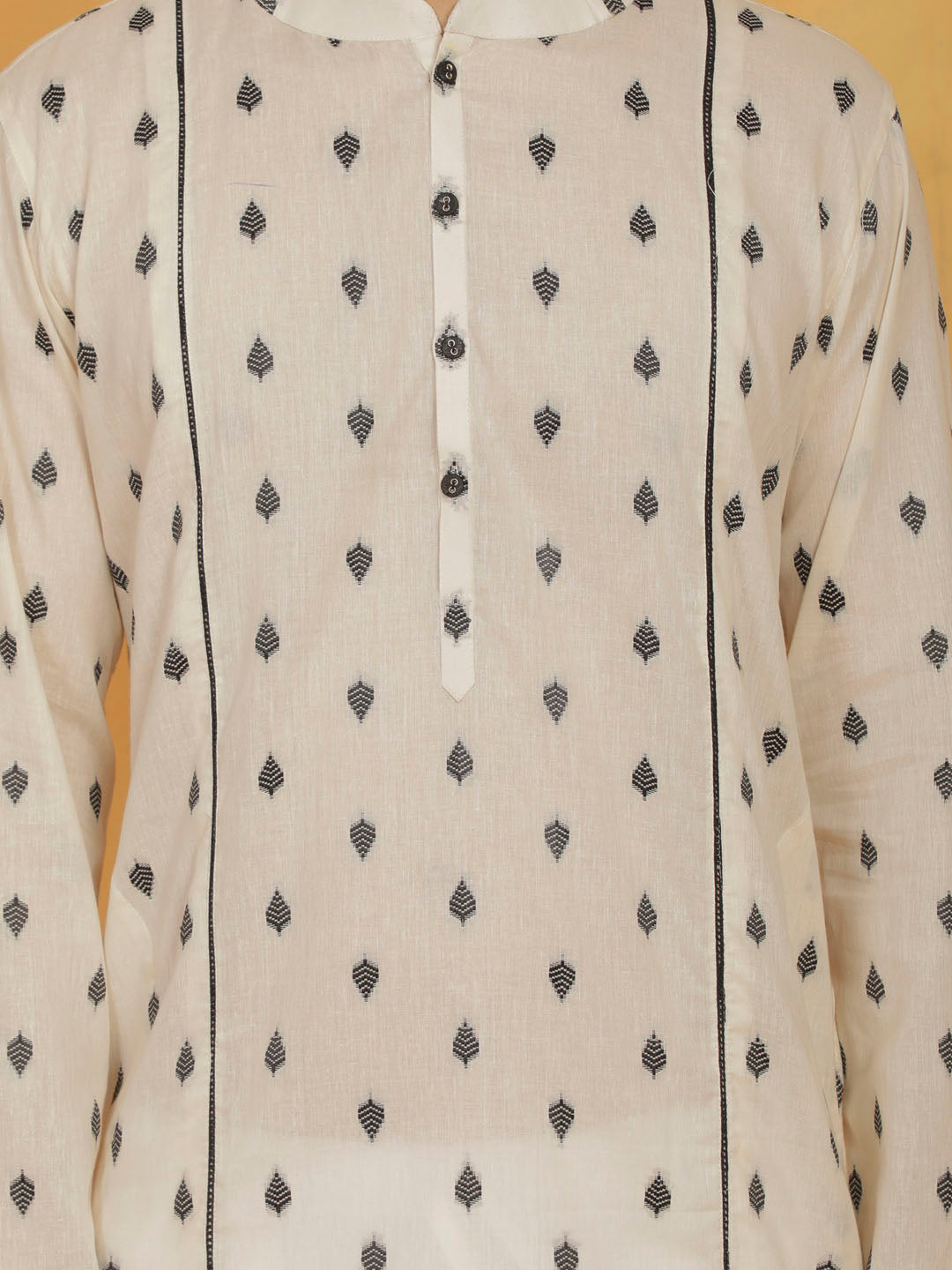 Men's Cream Cotton Kurta